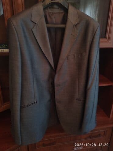 Костюмы: Мужской костюм, Стандарт, Б/у, цвет - Серебристый, Самовывоз, Платная доставка — 3