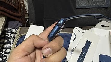 gps маяк для животных: Apple Watch Series 7 GPS, 45 мм — алюминий (цвет Blue) с силиконовым — 4