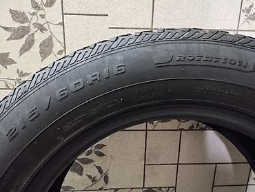 Транспорт: Шины 215 / 60 / R 16, Всесезонная, Б/у, Пара, Германия, Fulda — 5