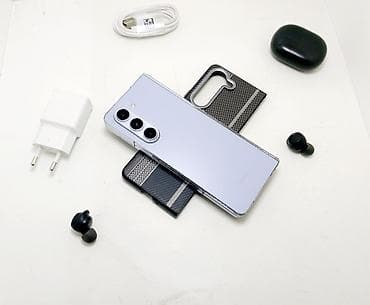 microsoft surface: Samsung Galaxy Z Fold 5, Б/у, 256 ГБ, цвет - Серебристый, 1 SIM, eSIM, 2 SIM — 6