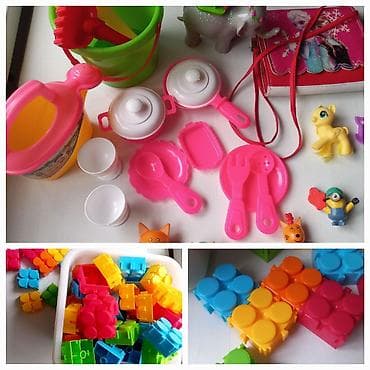 kinder jou: Набор детских игрушек: посудка, аксессуары для песочницы, крупный — 1