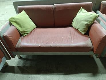 двухъярусные кровати для взрослых в бишкеке: Прямой диван, Б/у, Двухместный — 5