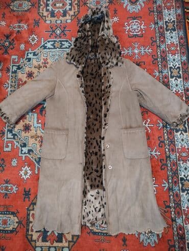 дубленка короткая: Дубленка, Классическая модель, По колено, С капюшоном, 5XL — 2