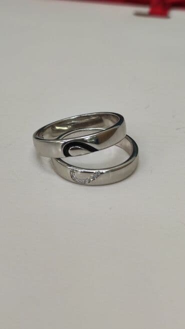 купить свадебное платье недорого: Кольцо, Обручальное, Проба 925, Унисекс, Новый — 9