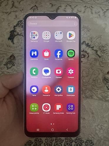Samsung Galaxy A13, Б/у, 128 ГБ, цвет - Голубой, 2 SIM