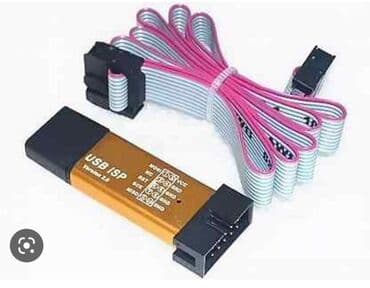 Программатор USBISP Универсальный программатор для микроконтроллеров at lalafo.kg Программатор USBISP Универсальный программатор для микроконтроллеров