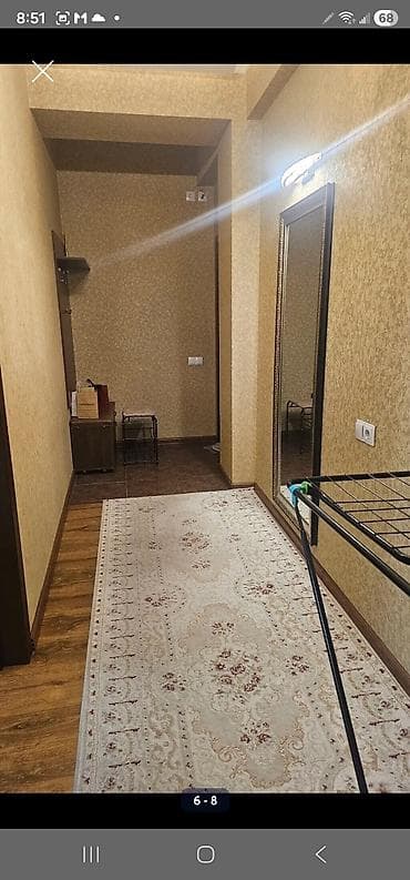 1км квартира: 1 комната, С мебелью полностью — 2