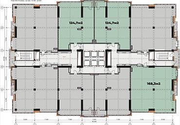 салор: Продажа офисов 168 м², Без ремонта, Многоэтажное здание, 6 этаж — 2