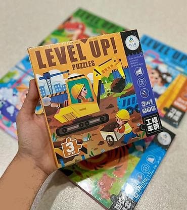 solutions upper: Развивающие пазлы LEVEL UP! 3-в-1 для детей Магнитные книжки-пазлы - — 2