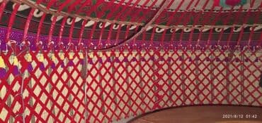 продаю в связи переездом: Продажа юрты, Каркас Деревянный, 85 баш, Диаметр 6 метров — 6