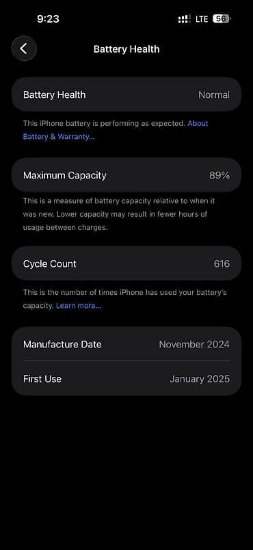 switch oled: IPhone 16 Pro Max, Б/у, 256 ГБ, Natural Titanium, 89 % — 7