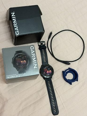 mi band 1 3: Garmin Forerunner 570 (Slate) — продвинутые GPS‑часы для бега и — 1