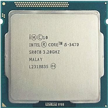 Процессор, Б/у, Intel Core i5, 4 ядер, Для ПК