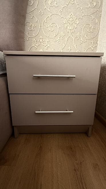 спальня мишок: Спальный гарнитур в современном стиле, цвет — теплый беж/тауп. Состав — 4