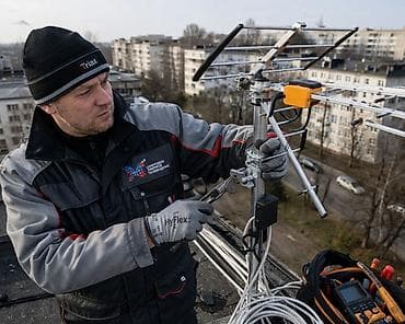 установка антен: Монтаж и настройка ТВ-антенн Профессиональная установка наружных — 1