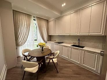 Квартиры: 2 комнаты, 75 м², Асанбай мкр Элитка, 1 этаж, Дизайнерский ремонт — 4