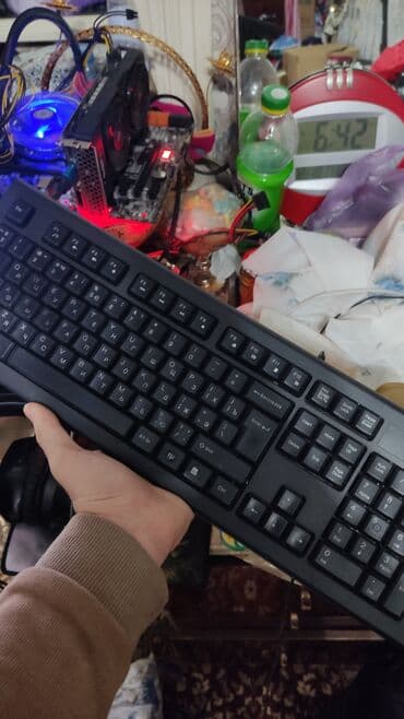 Клавиатура, A4Tech, Мембранная, Проводное подключение, Размер: 100%