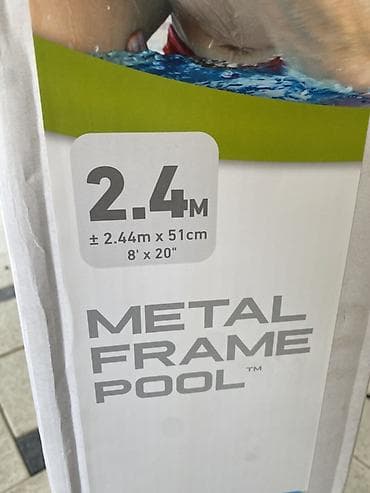 Бассейн каркасный Intex Metal Frame Pool - Размер: около 2,44 м в — 4