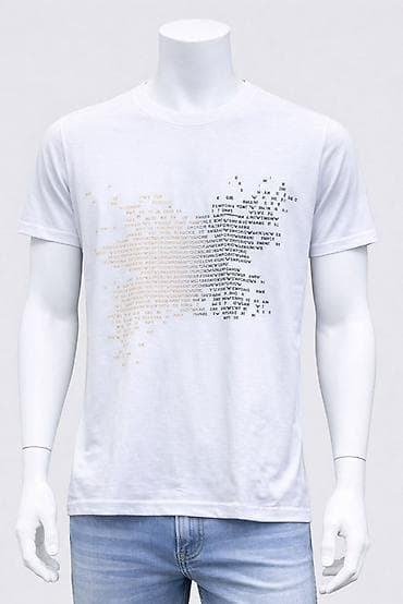 Плащи: Мужская футболка с принтом «типографика» Nike Производство Турция — 2