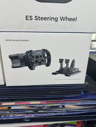 руль с педалями: Игровой комплект руль Moza R9 V2 В комплекте : Силовой блок moza R9 — 2