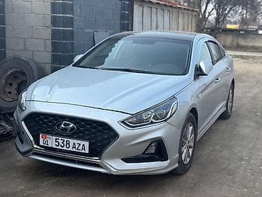 аренда пасат: Hyundai Sonata, серебристый седан комфорт плюс ✅ 2019 25000 депозит — 1