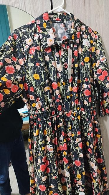 red centr: Платье PIENA с флористическим принтом - Бренд: PIENA (ярлык и — 1