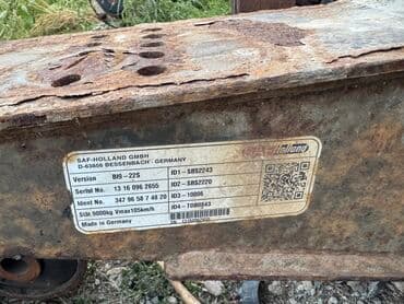 бу шины на трактор: Saf Ось 22.5 Контрактная из Германии, в отличном состоянии. Для — 11