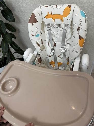 4 pot: Детский высокий стульчик для кормления AriCore - Конструкция на — 5