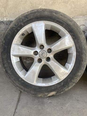 221 диски: Колеса в сборе 235 / 55 / R 18, Лето, Б/у, Легковые, Литые, отверстий - 5 — 1