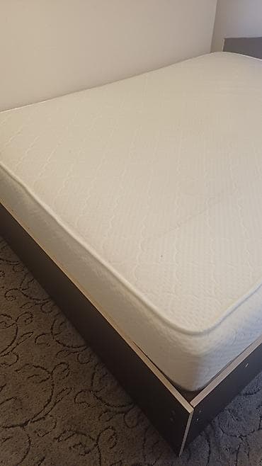 bunk bed: Двуспальная кровать, Б/у, С матрасом, длина - 205 см — 4