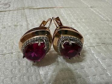 яркая бижутерия: Комплект ювелирных украшений из жёлтого металла: - Серьги с крупными — 1