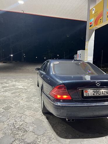 Транспорт: Mercedes-Benz S-Class: 2001 г., 4.3 л, Типтроник, Бензин, Седан — 5