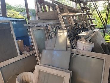 solutions elementary: Окна пластиковые, разных размеров. б/у — комплектом или поштучно - — 2