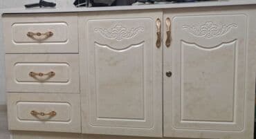 Шкафы: Тумба и подставка для телевизора, Б/у, Напольная, Самовывоз, цвет - Бежевый — 1