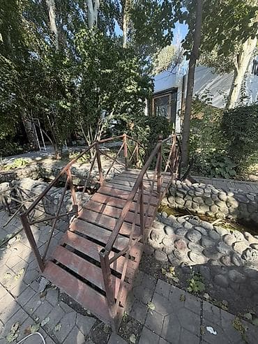 садовая арка: Садовый декоративный мостик - Материал: металлический каркас с — 2