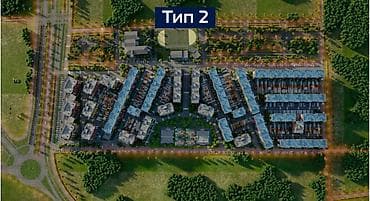 1 комнатный квартира бишкек: 1 комната, 45 м² — 3