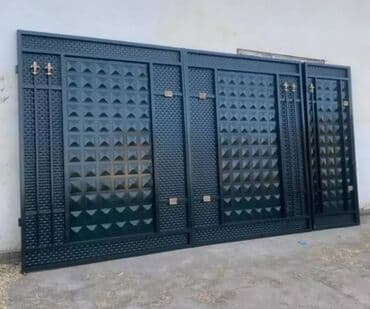 на железных номерах: Сварка | Ворота — 19