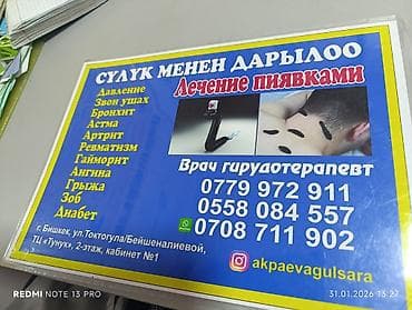 Врачи | Гирудотерапевт | Лечение пиявками