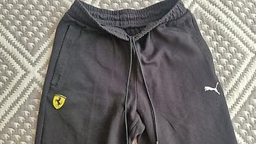 tech flis: Мужские брюки, S, Puma, Б/у, цвет - Черный, Самовывоз — 4