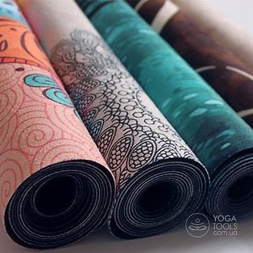 коврик йога: Каучуковый коврик для йоги с верхним покрытием из микрофибры — 1