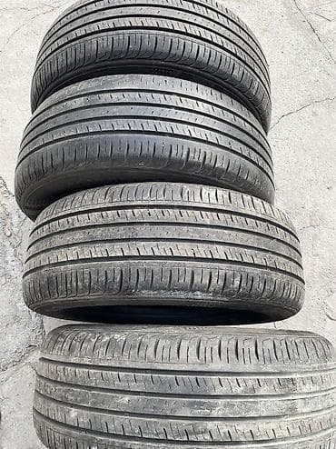 Шины 225 / 60 / R 16, Лето, Б/у, Комплект, Легковые, Корея, Kumho