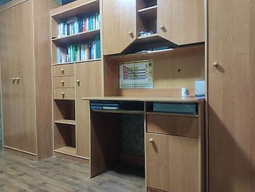 office table: Юношескаястенка б/ухорошее состояние с рабочим местом (для — 1