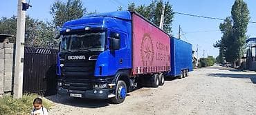 тиягач скания: Тягач, Scania, 2012 г., Тентованный — 1