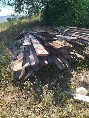 Горбыли: Продаю б/у доски потолочный половой черновой все за 40000 тисячи — 1