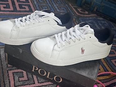 белые форсы: Мужские кроссовки, 42.5, Polo Ralph Lauren, Б/у, цвет - Белый — 6