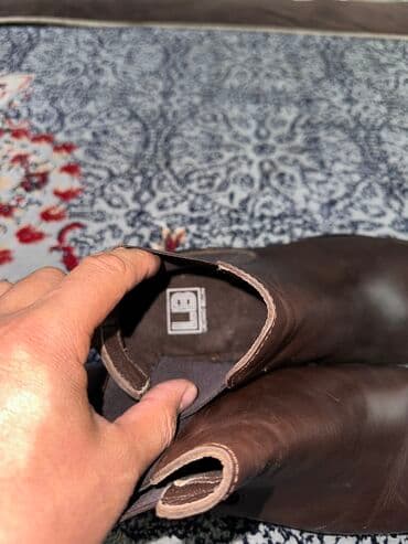 сапоги зимние женские натуральная кожа натуральный мех распродажа: Мужские ботинки, 42, Etor, Новый, цвет - Черный, Бесплатная доставка — 3