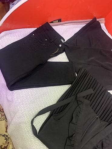 платья женские: Комплект чёрной женской одежды (3 вещи):на возраст:8/9/10 лет Все — 6