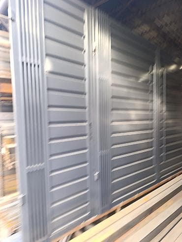 Распашные ворота: Металлические ворота и калитки - Материал: сталь, сварная конструкция — 6