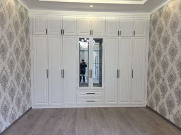 кухонный буфет для посуды: Кийим салуучу шкаф, Жаңы, Түз, МДФ — 3