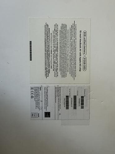 Техника жана электроника: Ультрабук, Колдонулган, Apple M2, ОЗУ, RAM: 8 ГБ — 9